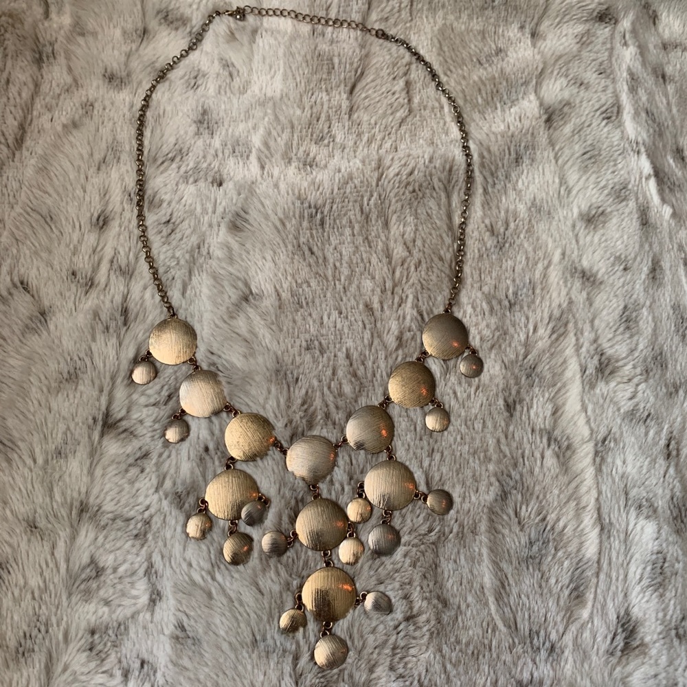 ⭐️3 for $12 Gold bubble necklace